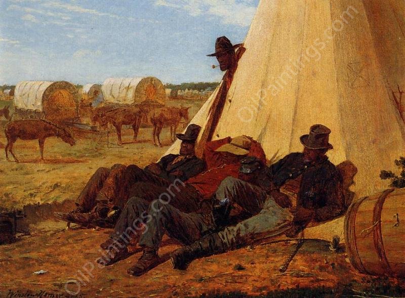 The Bright Side by Winslow Homer - Hand-Painted Oil Painting Reproduction