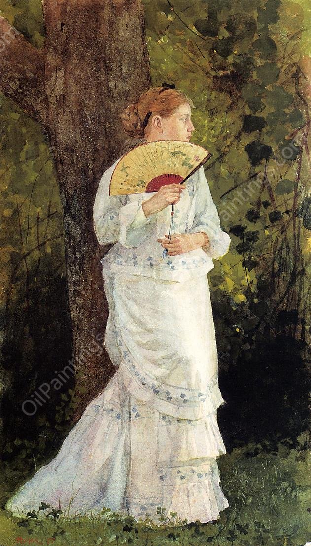 The Trysting Place by Winslow Homer - Hand-Painted Oil Painting Reproduction