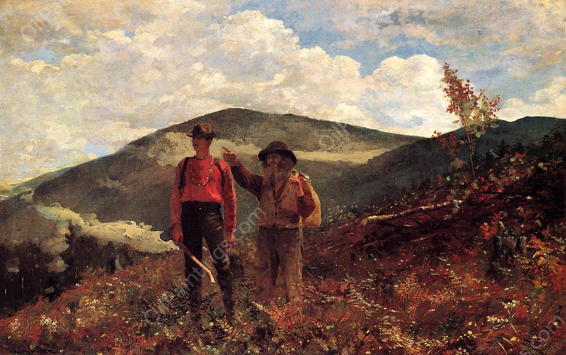 The Two Guides by Winslow Homer - Hand-Painted Oil Painting Reproduction