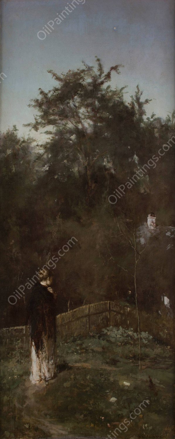 Dusk  by Witold Pruszkowski - Hand-Painted Oil Painting Reproduction