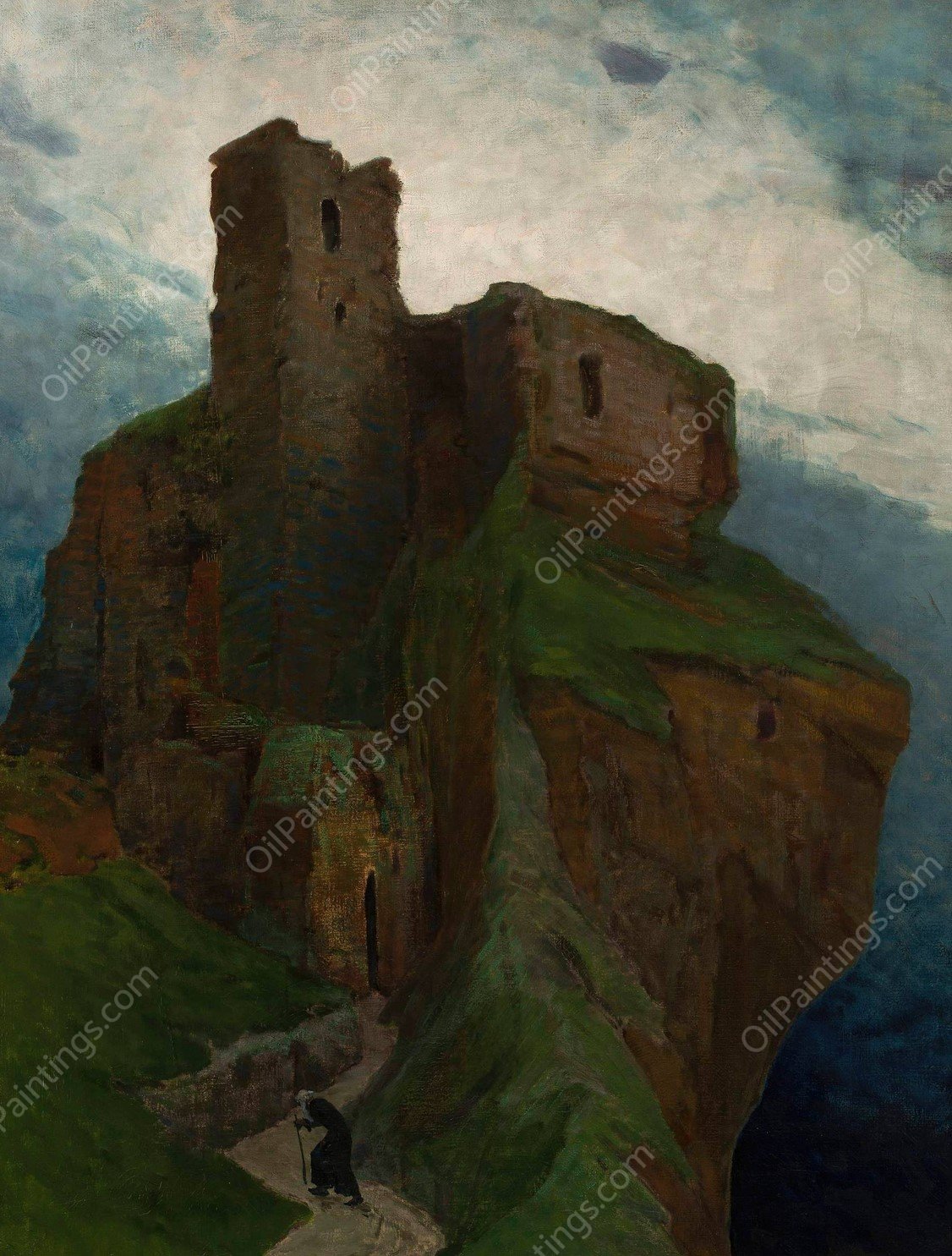 Peak  by Wladyslaw Wankie - Hand-Painted Oil Painting Reproduction