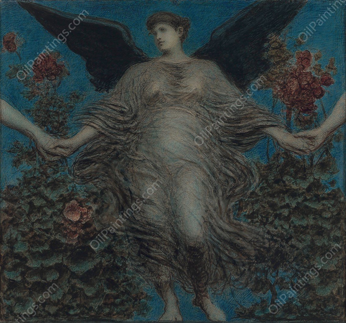 Happiness by Xavier Mellery - Hand-Painted Oil Painting Reproduction