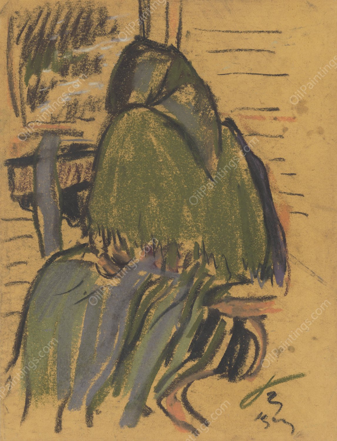 Starena  by Zolo Palugyay - Hand-Painted Oil Painting Reproduction