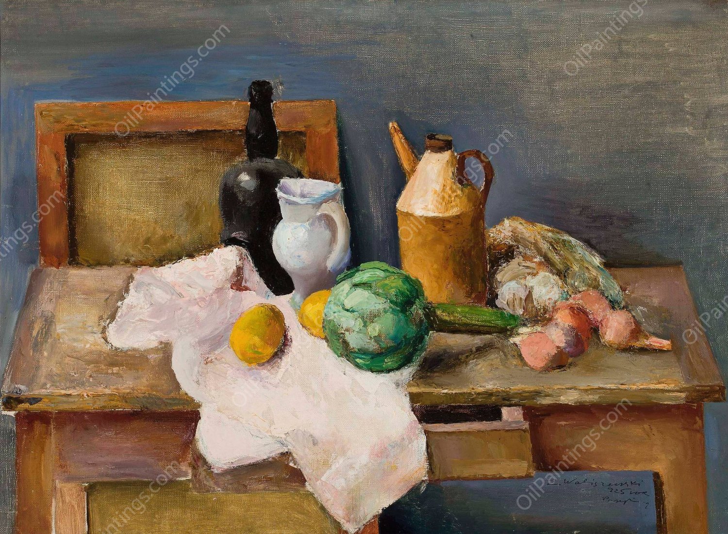 Still life  by Zygmunt Waliszewski - Hand-Painted Oil Painting Reproduction