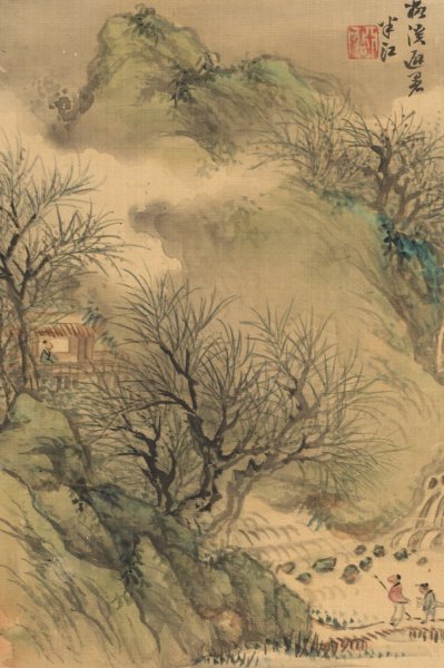 Summer Retreat  by Okada Hanko - Hand-Painted Oil Painting Reproduction