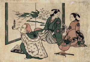 No Title by Okumura Masanobu Oil Painting