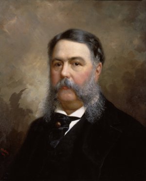 Chester A. Arthur by Ole Peter Hansen Balling Oil Painting