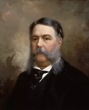 Chester A. Arthur by Ole Peter Hansen Balling Oil Painting