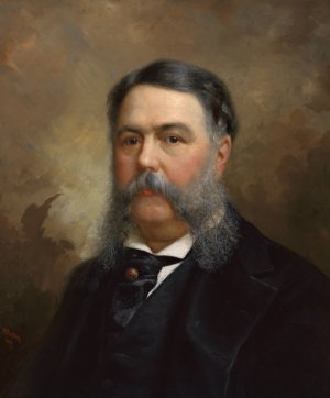Chester Alan Arthur by Ole Peter Hansen Balling Oil Painting