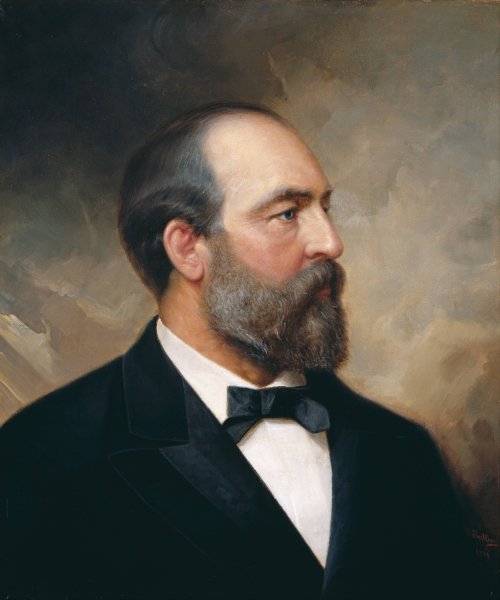 James Garfield by Ole Peter Hansen Balling - Hand-Painted Oil Painting Reproduction