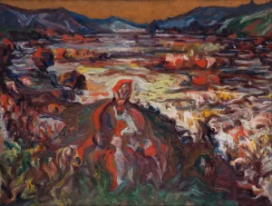Powodz by Oleks Nowakiwski Oil Painting