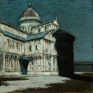 Cathedral of Pisa Oil painting by Olga Boznanska