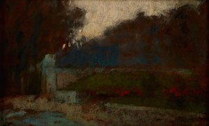 Landscape by Olga Boznanska Oil Painting