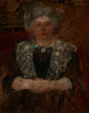 Portrait of a Woman by Olga Boznanska Oil Painting