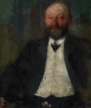 Portrait of Adam Nowina Boznanski, Artist's Father by Olga Boznanska Oil Painting