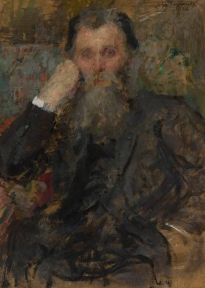Portrait of Dergint by Olga Boznanska Oil Painting