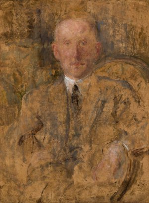 Portrait of Emeryk Hutten-Czapski by Olga Boznanska Oil Painting