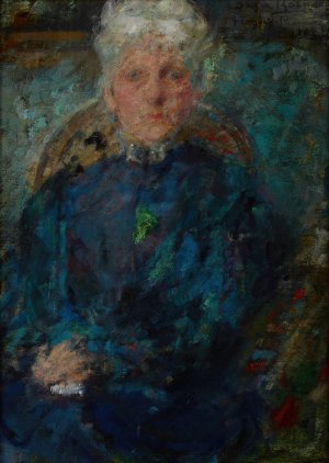 Portrait of lucja Detloff by Olga Boznanska Oil Painting