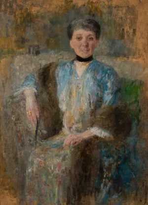 Portrait of Maria Morzycka by Olga Boznanska Oil Painting