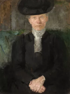 Portrait of Miss Deuringer by Olga Boznanska Oil Painting