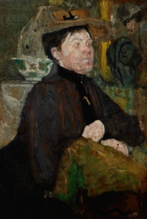 Portrait of Mrs Getter by Olga Boznanska Oil Painting