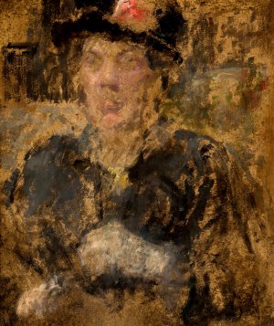Portrait of Mrs Roubaud by Olga Boznanska Oil Painting
