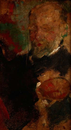 Portrait of Professor Jerzy Mycielski by Olga Boznanska Oil Painting