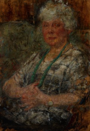 Portrait of the Painter Thomasson by Olga Boznanska Oil Painting