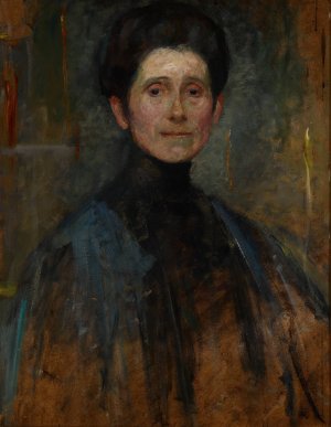 Self-Portrait by Olga Boznanska Oil Painting