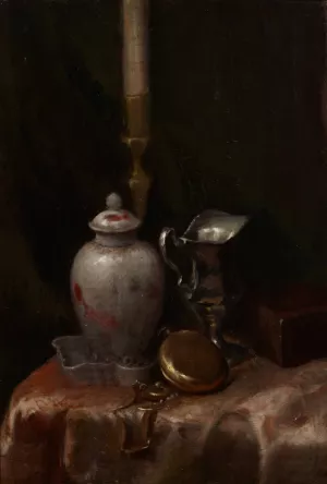 Still life Oil painting by Olga Boznanska