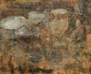 Still Life by Olga Boznanska Oil Painting