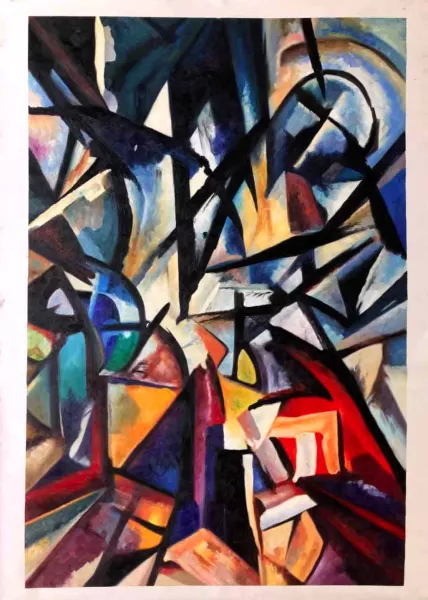 Disjunction of Forms Oil Painting Reproduction