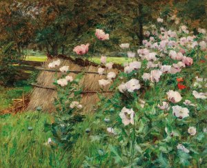 Im Bauerngarten by Olga Wisinger-Florian Oil Painting