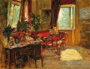 Interior by Olga Wisinger-Florian Oil Painting