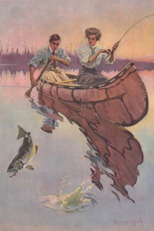 Leap for life by Oliver Kemp Oil Painting