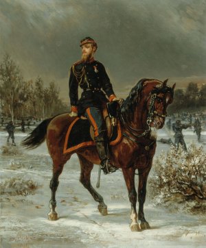 Henry Houssaye by Olivier Pichat Oil Painting
