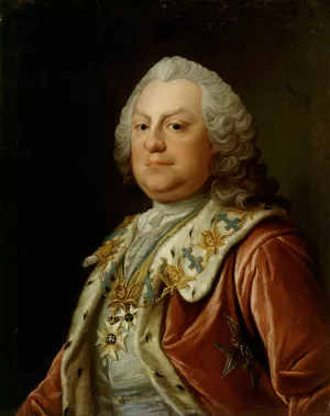 Baron Nils Palmstjerna Oil painting by Olof Arenius