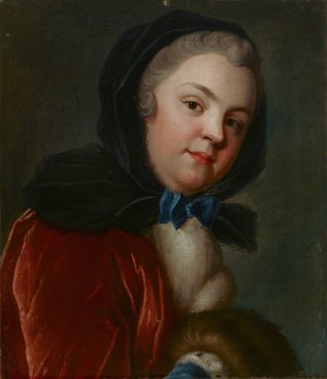 Ebba Margareta Ribbing Af Zernava by Olof Arenius Oil Painting