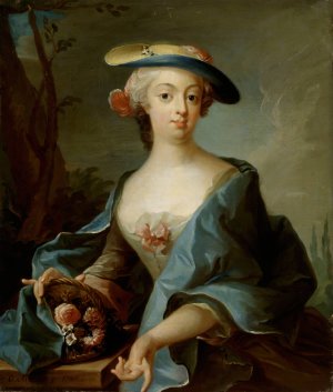 Portrait Of A Lady by Olof Arenius Oil Painting