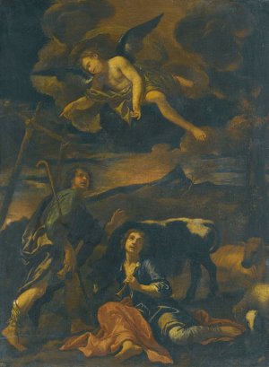 The Annunciation To The Shepherds by Onorio Marinari Oil Painting