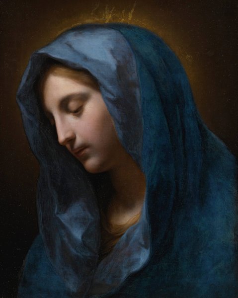 The Madonna Annunciate by Onorio Marinari - Hand-Painted Oil Painting Reproduction