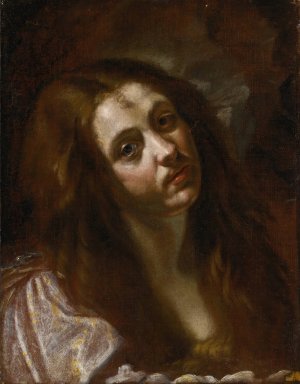 A Study Of A Woman by Orazio Borgianni Oil Painting