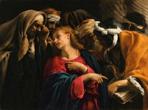 Christ Amongst The Doctors by Orazio Borgianni Oil Painting