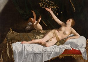 Danae by Orazio Gentileschi Oil Painting