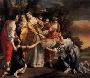 Finding of Moses by Orazio Gentileschi - Oil Painting Reproduction