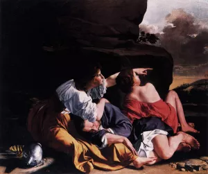 Lot and His Daughters by Orazio Gentileschi Oil Painting