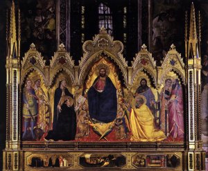 The Strozzi Altarpiece by Orcagna Oil Painting