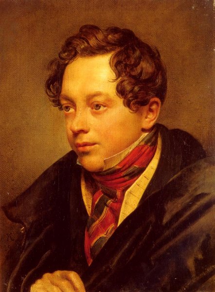 Main Product Photo of Portrait of Petr Vassilievich Basin Painting by Orest Adamovich Kiprenskii