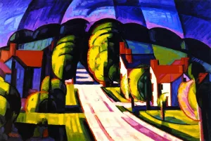 Aspiration Winfield by Oscar Bluemner - Oil Painting Reproduction