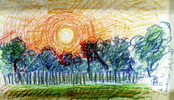 Canarsie, New York by Oscar Bluemner - Hand-Painted Oil Painting Reproduction